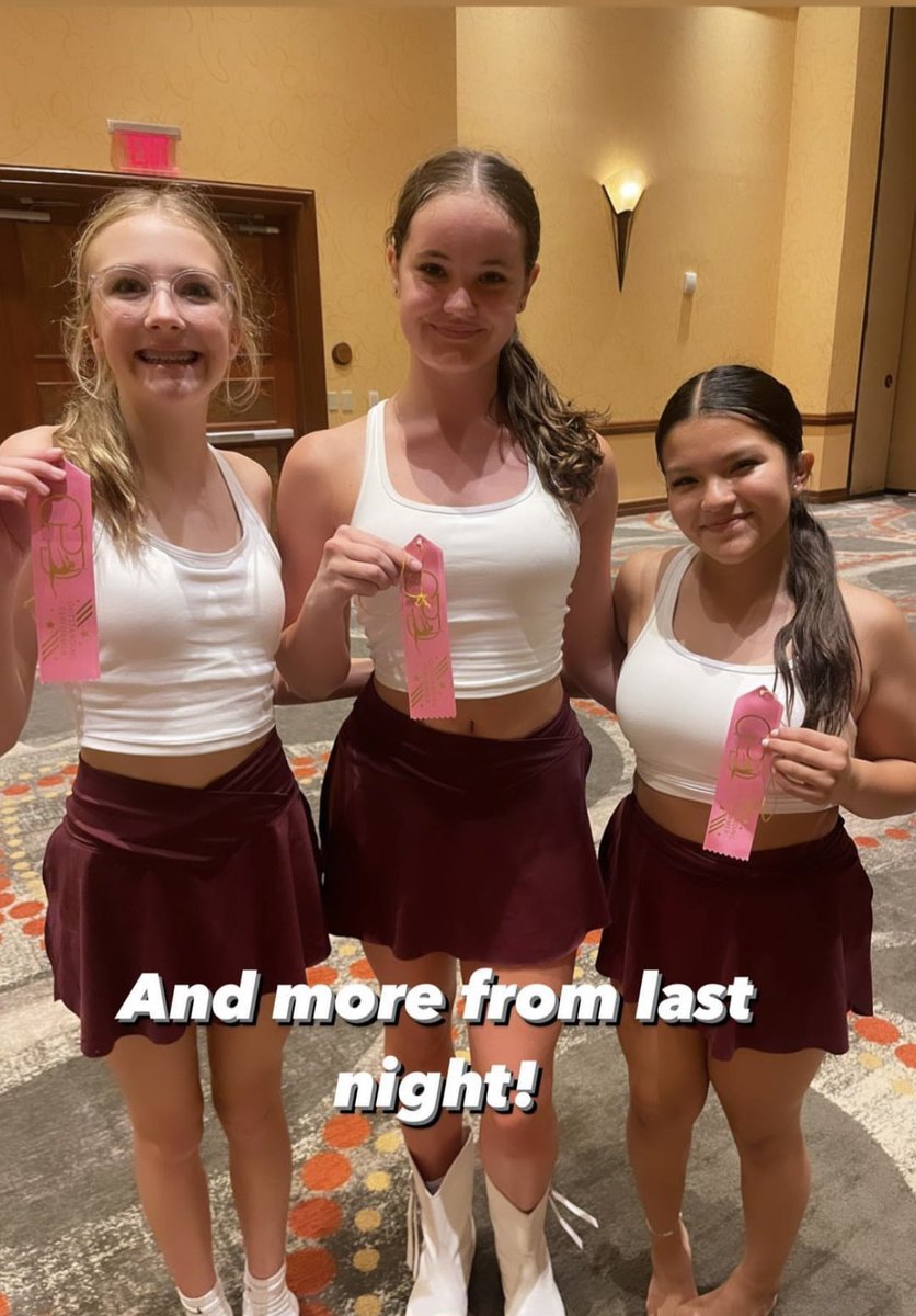 More DHS Dance camp awards!!