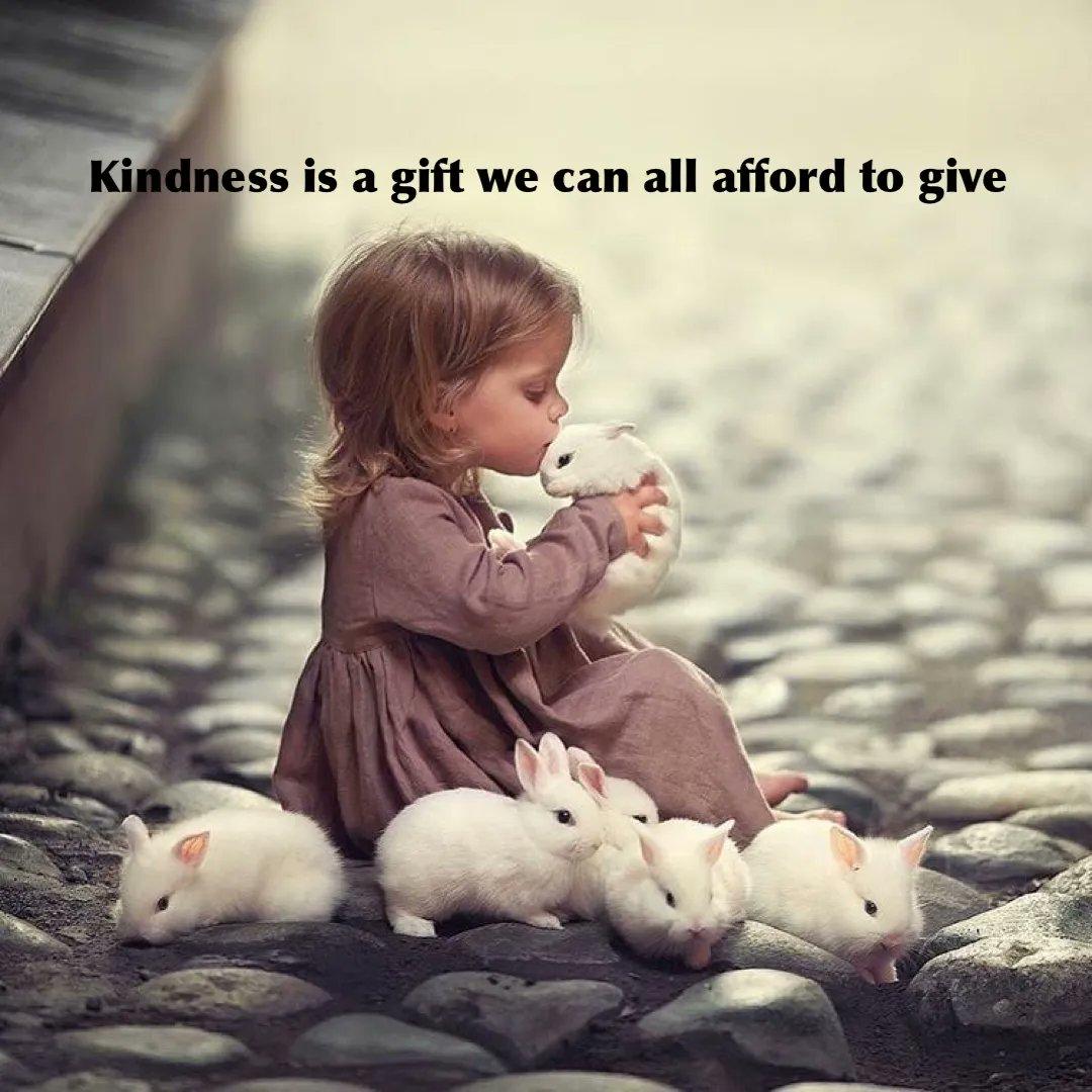 Kindness is a gift we can all afford to give 🥰