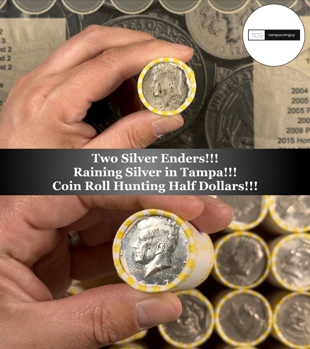 TWO SILVER ENDERS!!! Raining Silver in Tampa!!!

youtu.be/-seRmn3ot-U

#coinrollhunting #halfdollar #halfdollars #coin #coins #coincollecting #coincollection #numismatic #numismatist #numismatics #coinweek #coinlife #silvercoin #coinhunting #silvercoins