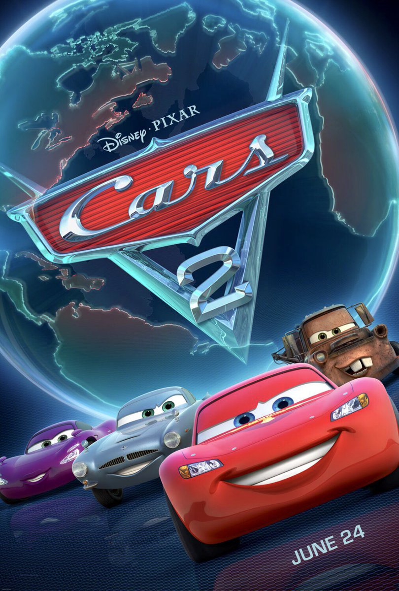 🎬MOVIE HISTORY: 12 years ago today, June 24, 2011, the movie ‘Cars 2’ opened in theaters!

#LarryTheCableGuy #OwenWilson @themichaelcaine #EmilyMortimer @JohnMTurturro @eddieizzard #ThomasKretschmann @JoeMantegna #BruceCampbell #TonyShalhoub @jasonsfolly #VanessaRedgrave @Pixar