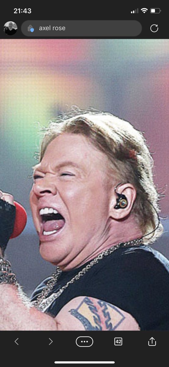 Never seen Axl Rose and Tory Boy Pierce in the same room.  #glastonbury2023