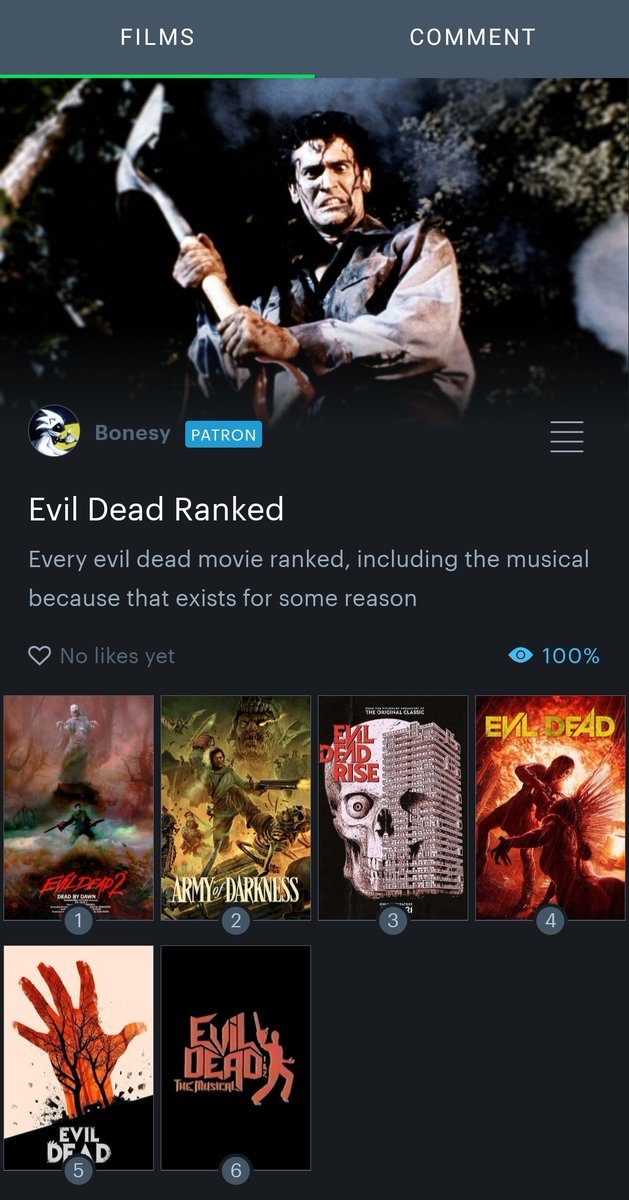 I've finally seen Rise so here's my very factual Evil Dead movie ranking + the musical