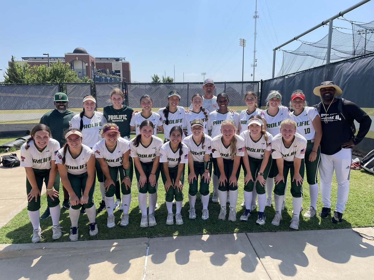 Finished Top 8 at the Top Club National Championship in OKC. I batted a .615 with 8 hits, 7 RBIs and 2 HRs.  💚💛@ProlificFPSoftb <a href="/CoachDickson/">Nicole Dickson</a> <a href="/Coach_Spearman/">Morgan Spearman</a> @SBlackUNM <a href="/tx_pierce/">matt pierce</a>