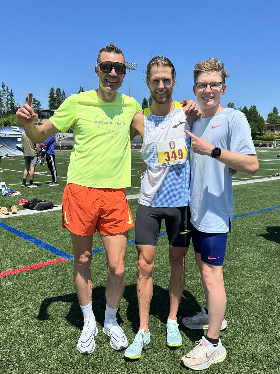 Never write off a hungry man. 3:44 for 1500m 😤 WR  in Portland - world champs in three weeks LFG #runhappy