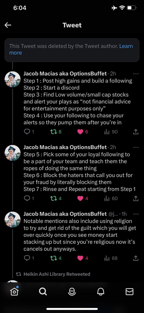HeikinAshiEdu's tweet photo. @Ropetech936 @ShinobiSignals @ShinobiSignals if you delete we must retweet @Guruleaks1 @SECEnfDirector https://t.co/6Yrqsr1Hia