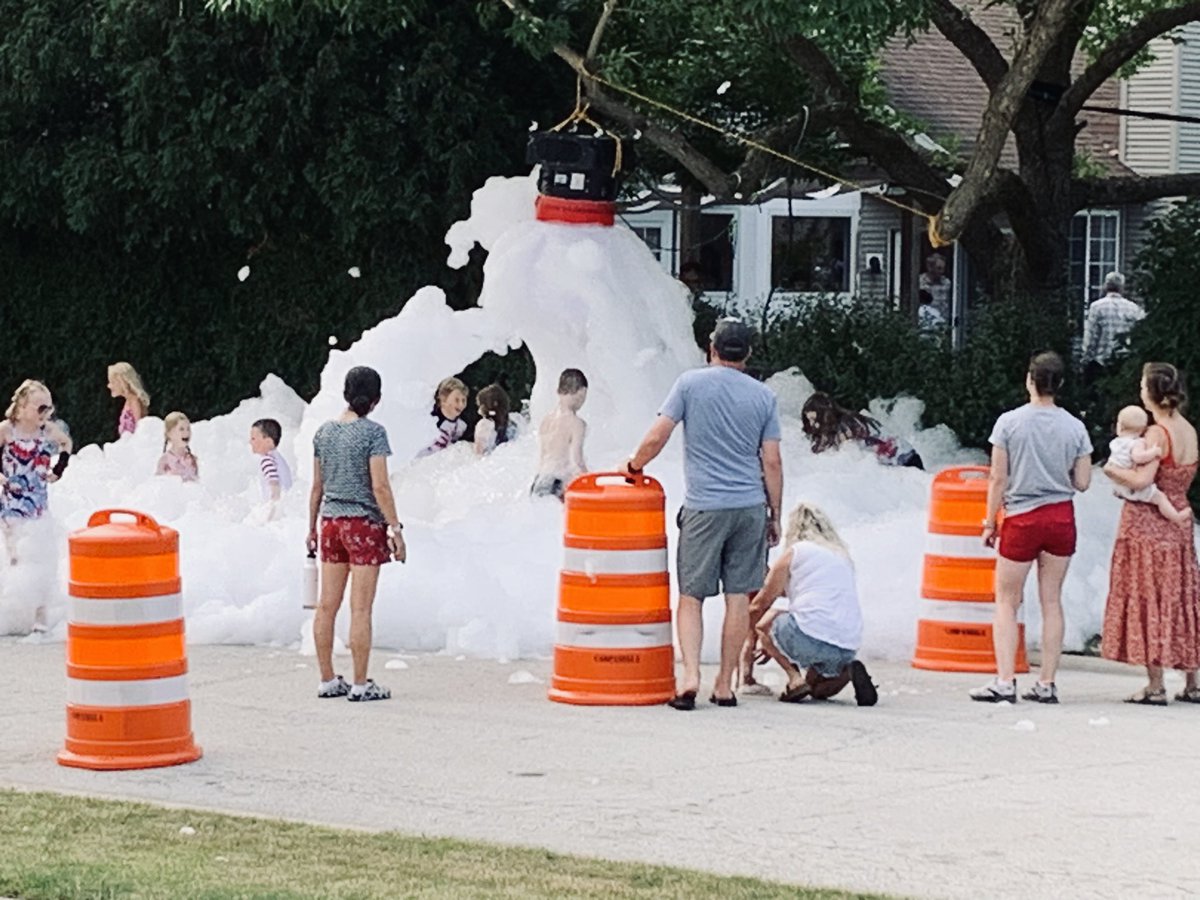 The neighbors across the street are running some kind of suds machine. Their milkshake brings all the smelly kids to the yard. I guess it’s kinda win/win