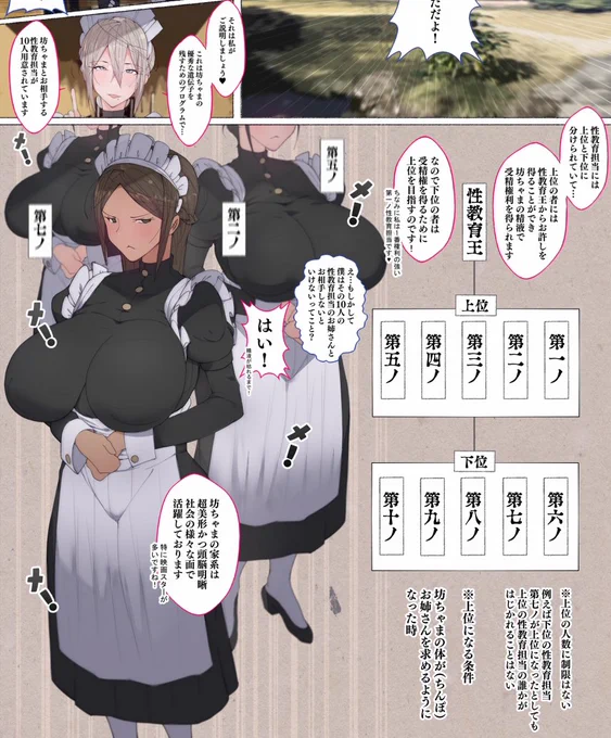 アゴビッチ姉さんのメイドのお姉さん達も12人!と思ったら10でした