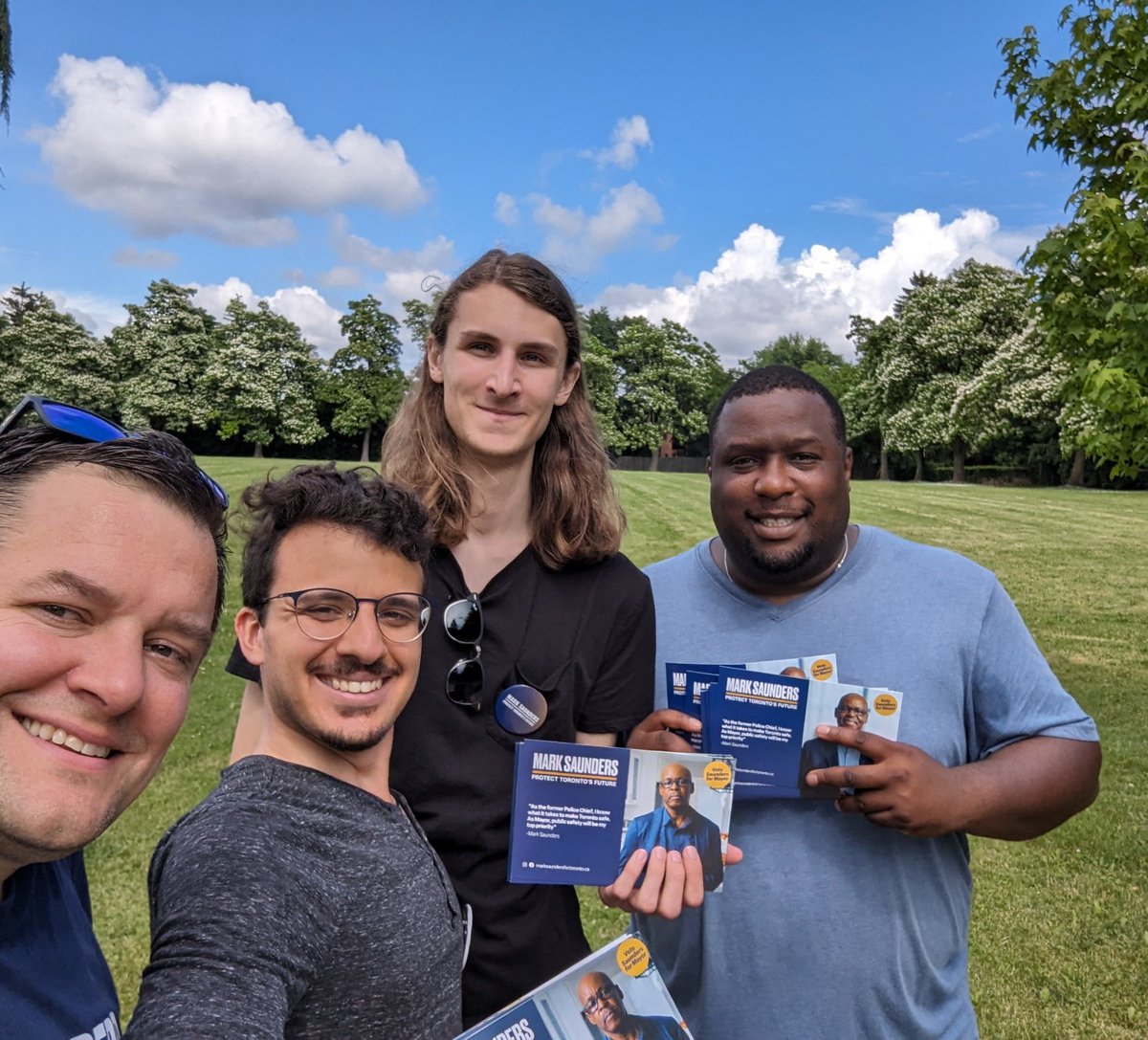 GOTV teams are out across the city!
