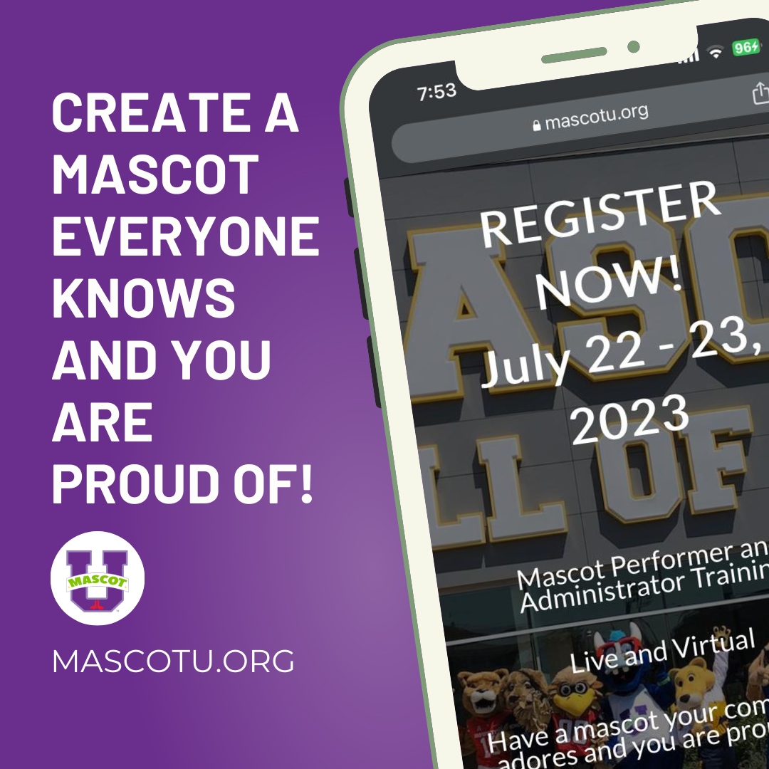 MascotUmtg's tweet image. Mascot U 2023 - A gathering of the industry&apos;s finest. Learn, network, grow. Register today at mascotu.org

#LearnNetworkGrow #MascotUConference