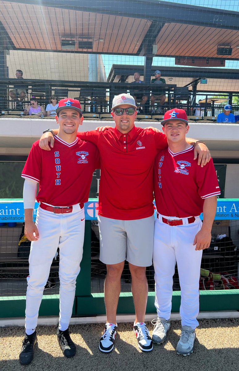 CGSportsNetwork's tweet photo. The South All-Stars lose game 2 to the North All-Stars, 6-5. CG’s Drew Culbertson went 2-3 for the South squad with a single and a triple. The final game of the 3-game series is on Sunday at noon at Loeb Stadium in Lafayette. https://t.co/2t7BLH1bm0