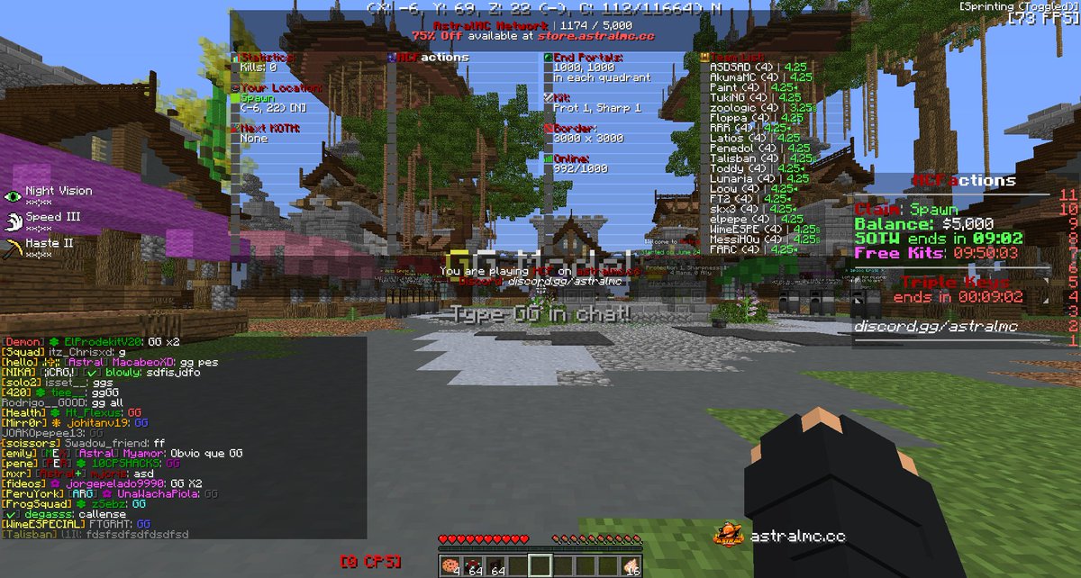 Volvimos a administrar <a href="/AstralNetworkCC/">AstralMC</a> a tiempo completo como los viejos tiempos. 

Ya tocaba revivir este server 💀