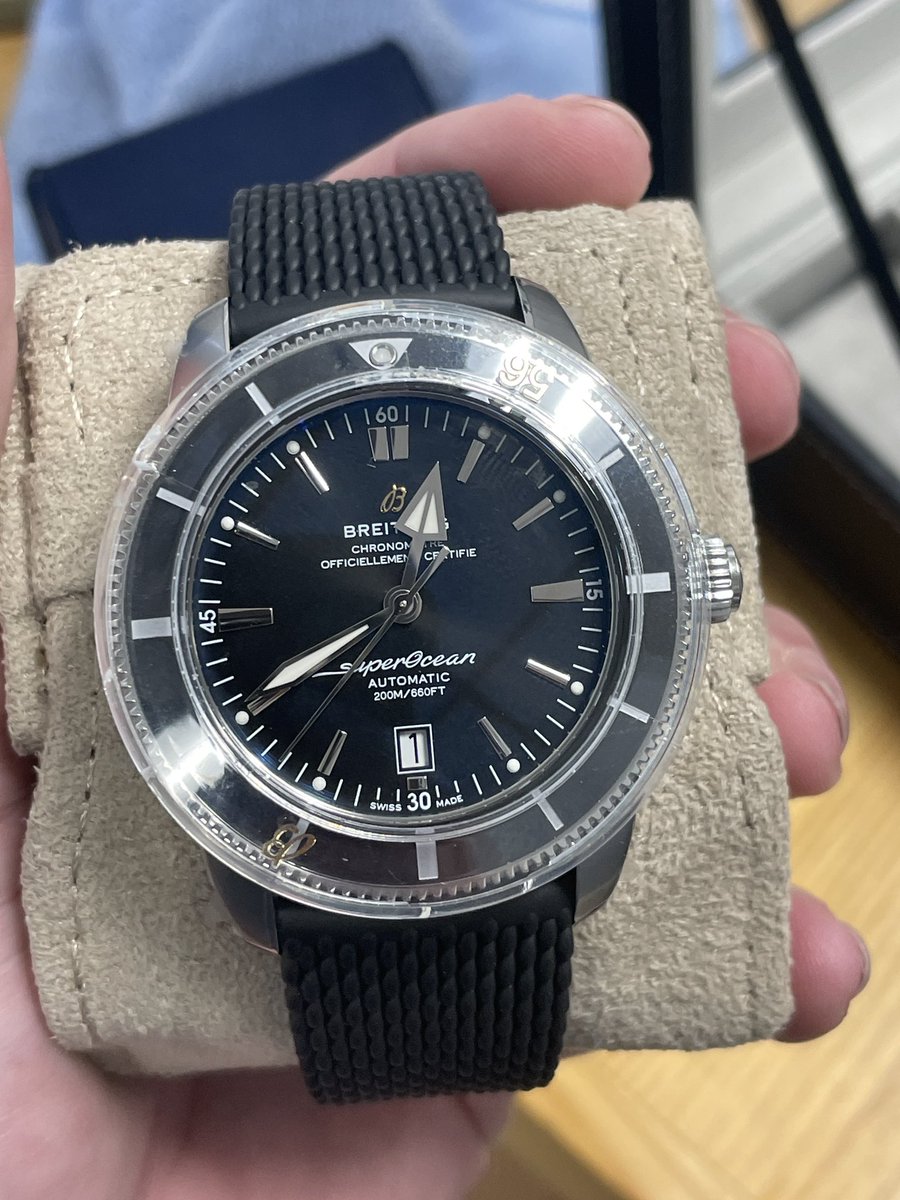Impossiblewatch's tweet image. Brand New 2022 Fully Stickered Breitling Superocean 46! Available BELOW retail. Dm us for info!

#breitling #cryptowatchclub #watchesoftwitter