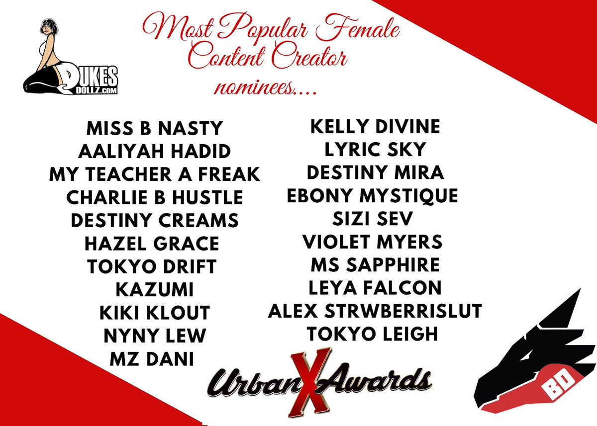 Ebony Mystique NYC 11/28-12/2 on Twitter: "RT @urbanXawards: Nominees