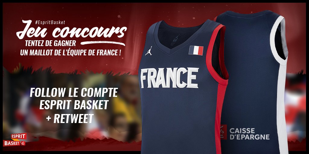 EspritBasket's tweet photo. Dernier match des Bleues de cet Euro, dernière chance de gagner un maillot ! 😀🇫🇷

Follow + retweet pour tenter votre chance 👊

#EspritBasket https://t.co/3r0LoV0GOw