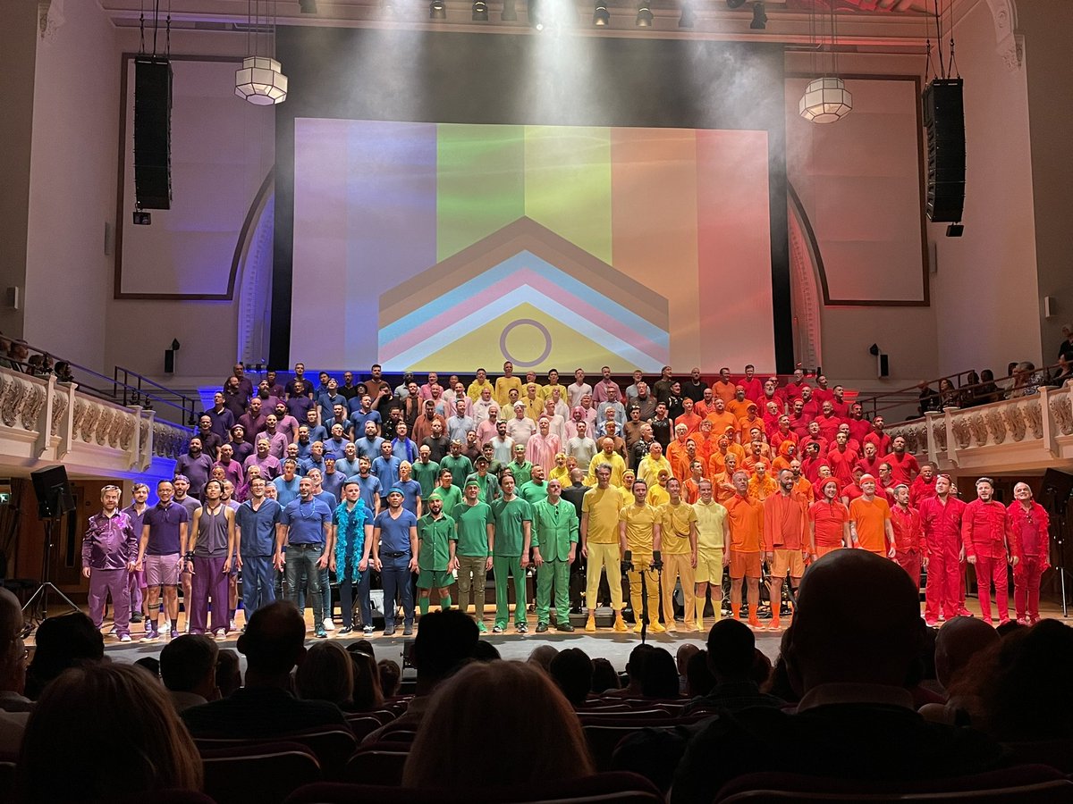 Another utterly fabulous evening  @LdnGMC #Pride #concert! Such moving stories told about different types of #comingout, finding community and becoming more our authentic selves. 🌈❤️ #music #LGBTQ #PrideMonth