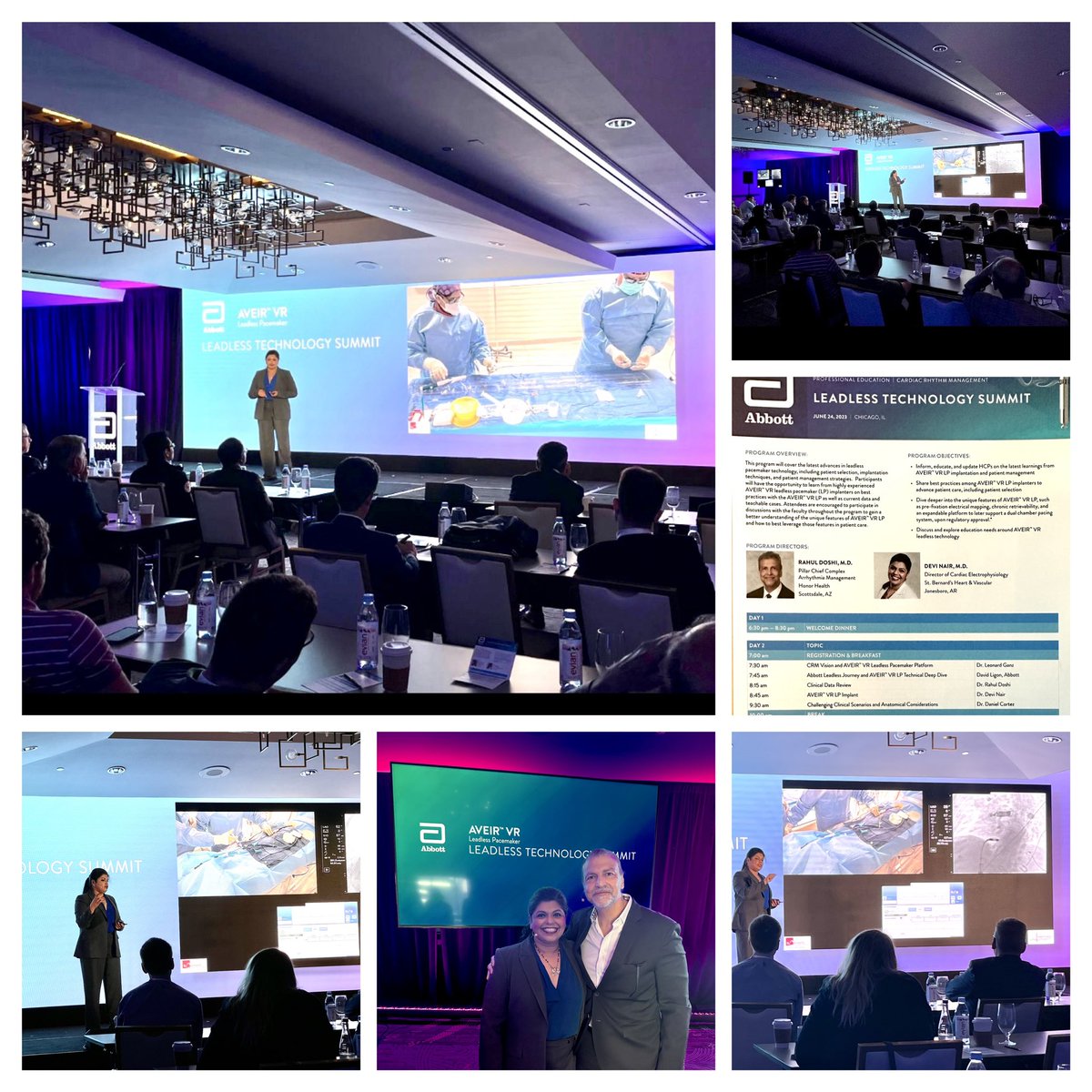 Drdevignair's tweet photo. Leadless Technology Summit by @AbbottCardio in Chicago . With Incredible faculty discussing #Aveir - journey, innovation, practical aspects, and more .
#ArrhythmiaResearchGroup @StBernards #epeeps #leadlesspacing https://t.co/7sH5tokhZS