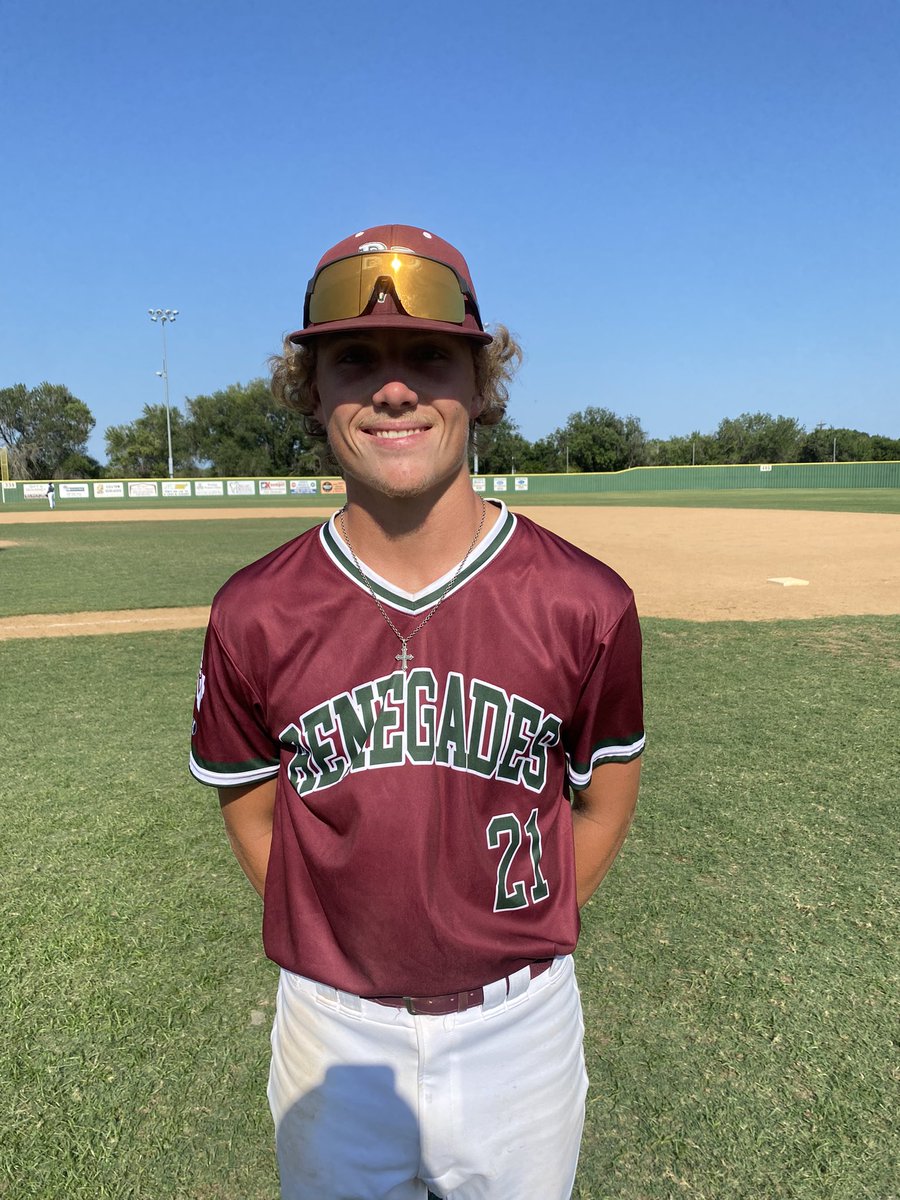 RBIbaseballTx's tweet photo. 🚨Player of the Game🚨

Colby Rosenquest, Goliad HS, (2024)
4.0 IP
7 K
0 Runs
1/3, 2 RBI

TK Rollins, Victoria West (2024)
3/3, 2 RBI

Final
@BVRenegades 17u Maroon: 7
Rake City 17u: 2 https://t.co/AZKP74Rkik