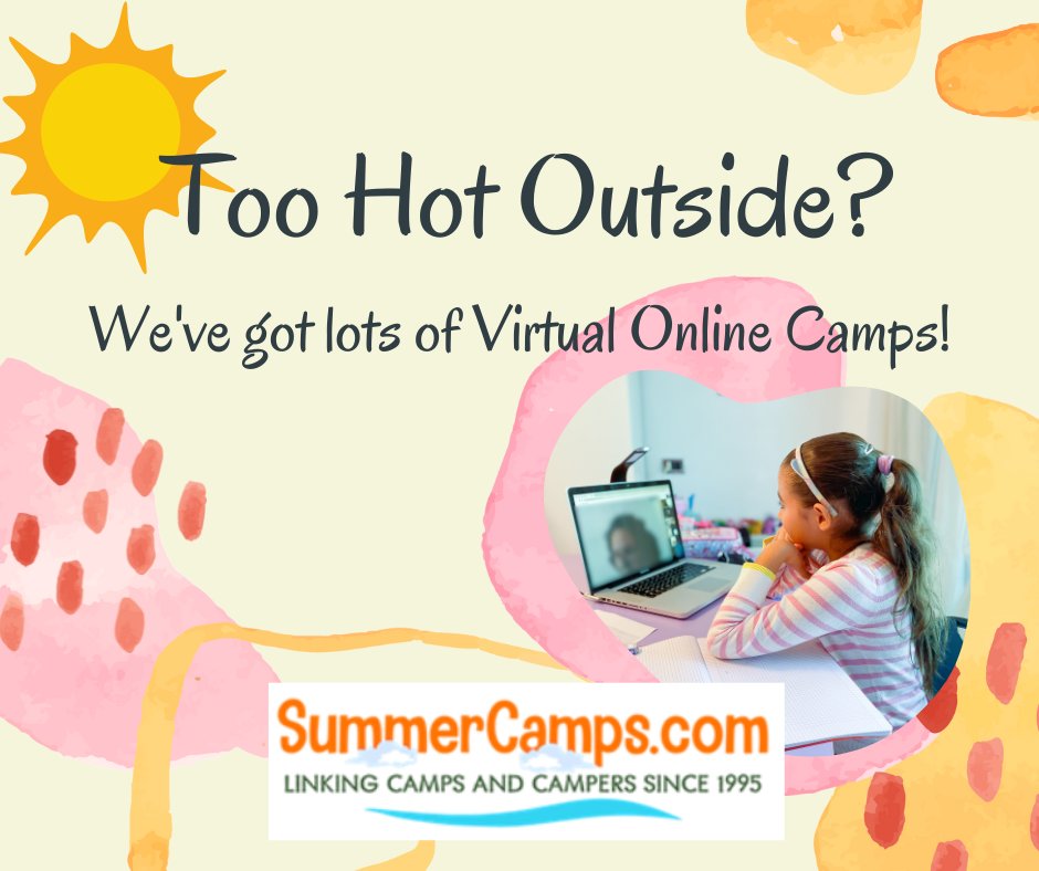 SummerCamps4U's tweet image. Staying inside can be cool and fun! Start your search with us for a Virtual Online Camp! summercamps.com/camp/category/… #summerfun #virtualcamp #summercamp