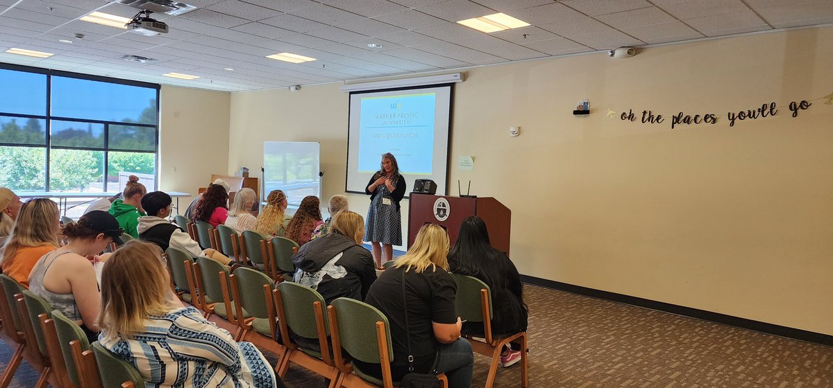WarnerPacificU's tweet photo. Thank you to everyone who joined us at Admitted Student Day! We hope you enjoyed getting your passport to your future. We can’t wait to welcome you back to campus this fall! 🩵

Tag us in your photos using the hashtag #thatknightlife⚔️ 

#warnerpacificu #wpu #futureknights2023 https://t.co/rL8enOwNE3