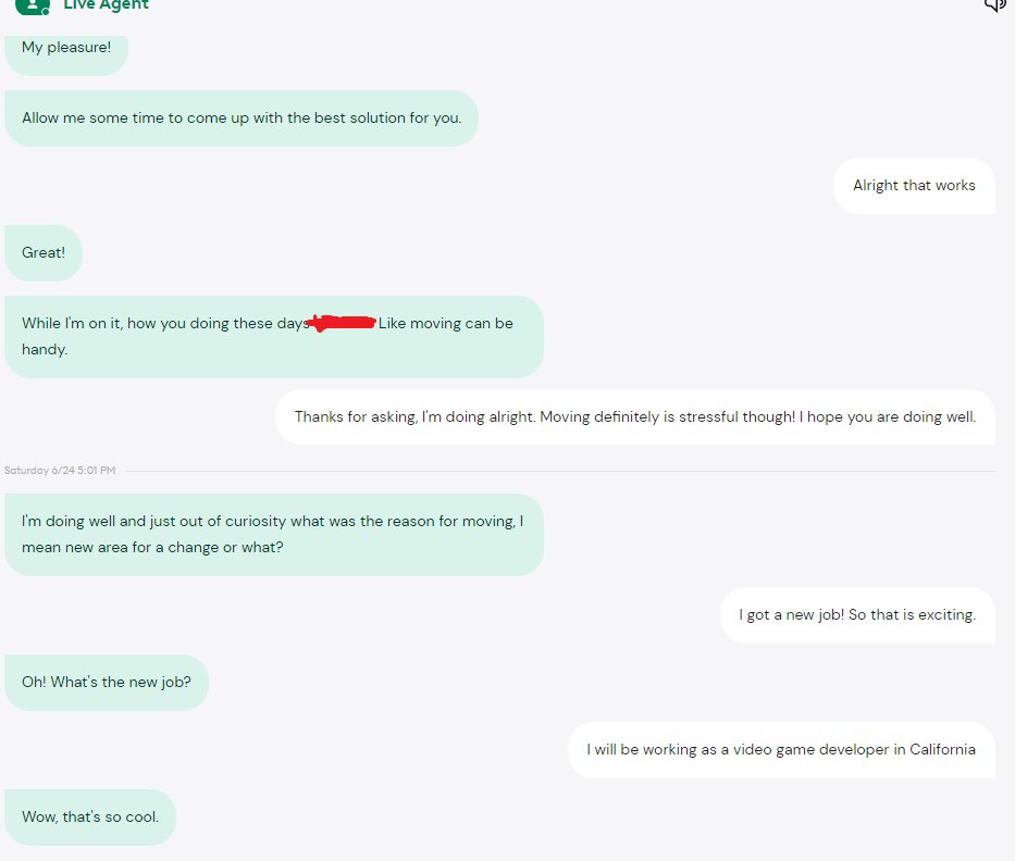 Rubii 💙 on Twitter "Why is an Xfinity Customer Support agent saying