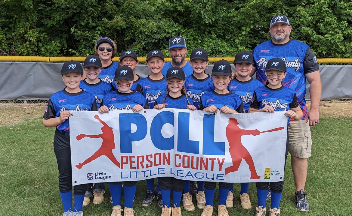 In 2031-2032, some of these girls will be playing for a NCAA Championship.  🥎@PersonCountyNC #dontblink @LittleLeague @softball_youth #winning #proudcoach