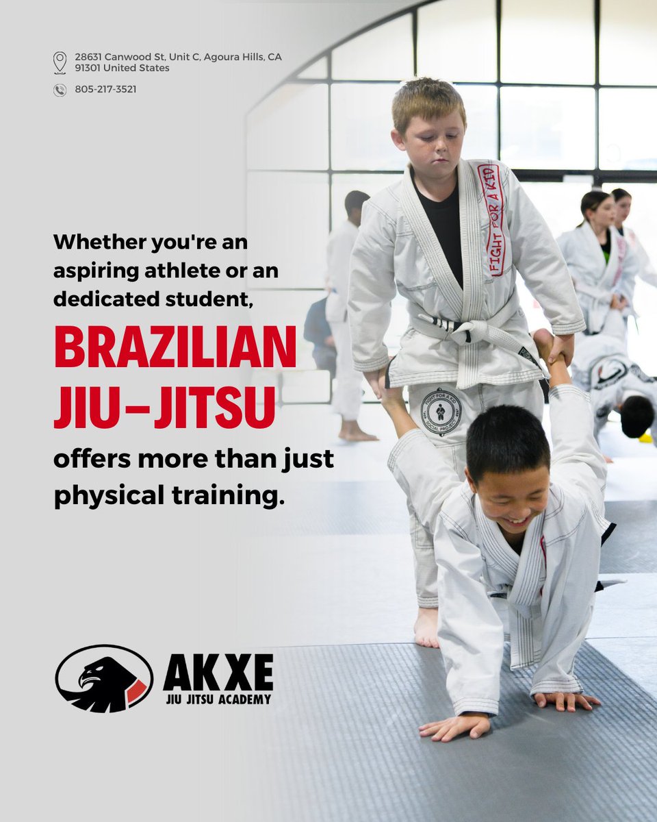 akxeacademy's tweet photo. It Brazillian Jiu-Jitsu teaches valuable life lessons and helps shape individuals who are resilient, respectful, and compassionate. Everyone is welcome!

More info at https://t.co/ZJS06XExIN

#brazilianjiujitsuacademy 
#kidsclassjiujitsu  #bjj  #brazilianjiujitsu #bjjforkids https://t.co/Pr3jsAi1Or