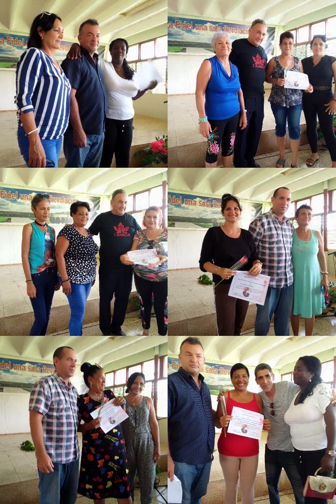MtnezIc's tweet photo. Al cierre del Seminario de Preparación del curso escolar 2023-2024 en #EducaciónPrimeroDeEnero se estimulan los ponentes que desarrollaron temas en plenario de conjunto con sus panelistas #LatirXUn26DeVictorias @ZamoraDaimy @CalderonPineiro @IzquierdoAlons1 @CubaMined https://t.co/4UnLkQOX30
