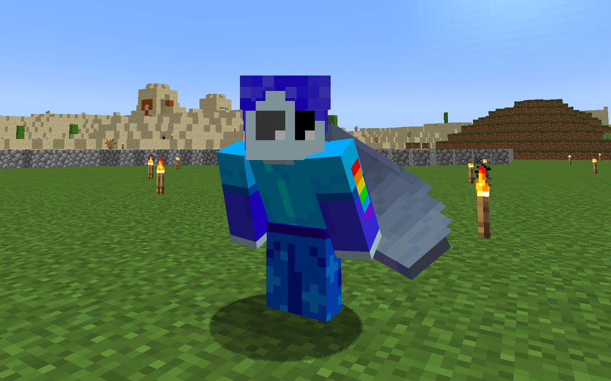 SwirledSquirrel's tweet image. Swirled Squirrel V2
(I updated my skin, used to be wearing a hoodie lookin thing.) :D