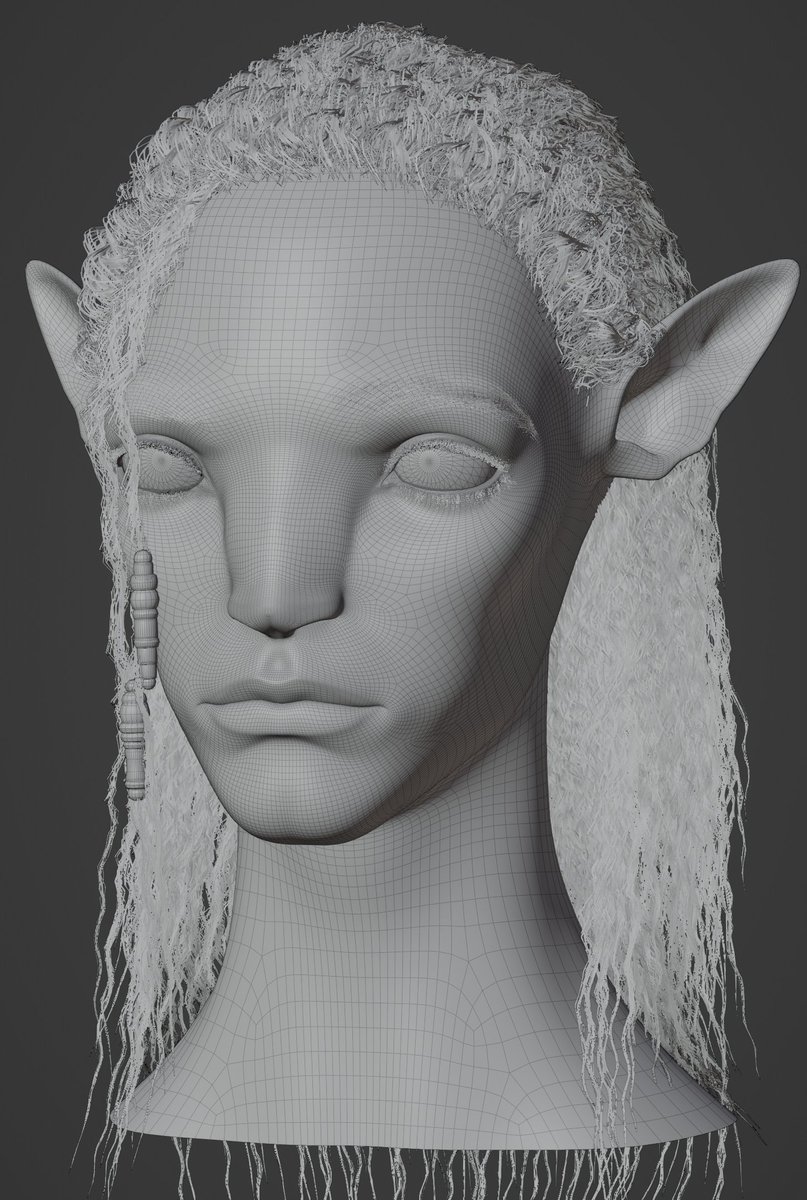 i have now made LOAK 🫡 (basemesh is by BlueMesh on sketchfab) #avatar #b3d #loak #blender