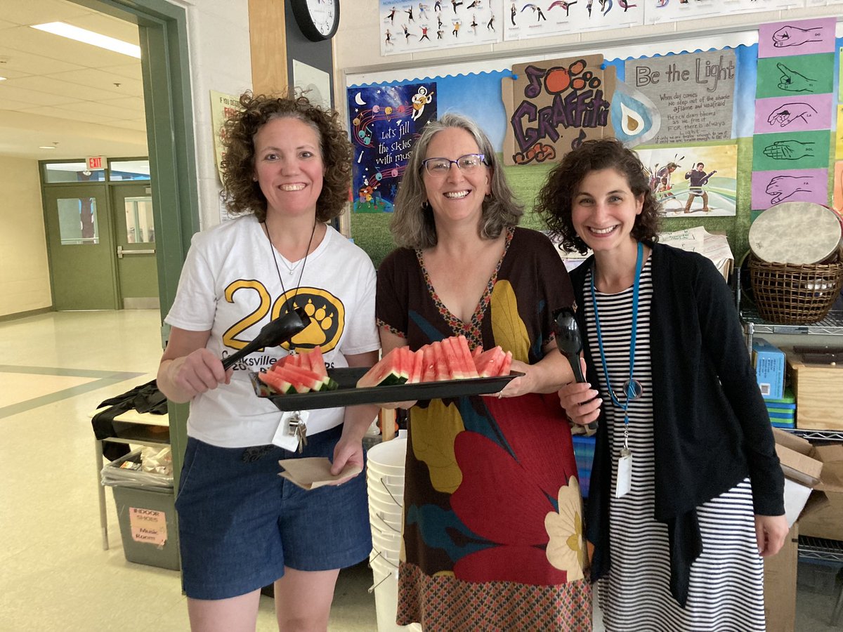 Cooksvilleps's tweet photo. We were so excited to celebrate our PLATINUM achievement with our Cub Eco team. Thanks to staff &amp; students for your hard work this year making our world a better place to be. @PDSB_eco #watermelonparty https://t.co/rfB2IjEEdN