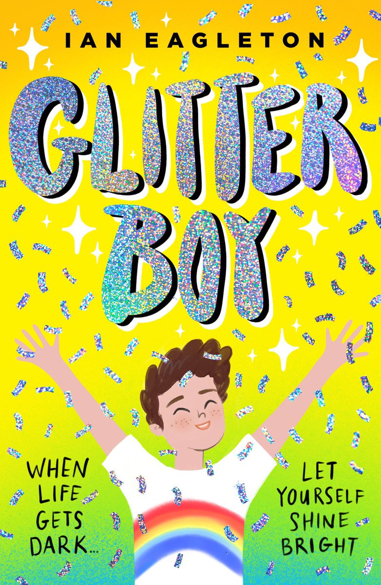 Post a pic of a great book. Do not explain. Nominate 6 ppl to do the same. 

My post: Glitter Boy by @MrEagletonIan 

I nominate @KathieMacIsaac, @Sanditeach4fun, @SawyersShari, @Melady2000, @aslan_magic, and @KRwriter (if any of you want to play the game!)