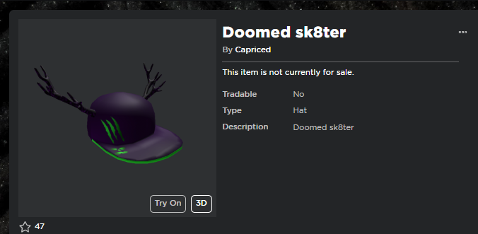 ARCH_ROBLOX's tweet photo. #ROBLOXUGC #ROBLOXDEV #ROBLOX Capriced lowkey biting w/ their new item. NGL. Instead of supporting upcoming creators they just bite off their concepts for financial gain, Instead of reaching out for a collab. https://t.co/dee9tR9H8T