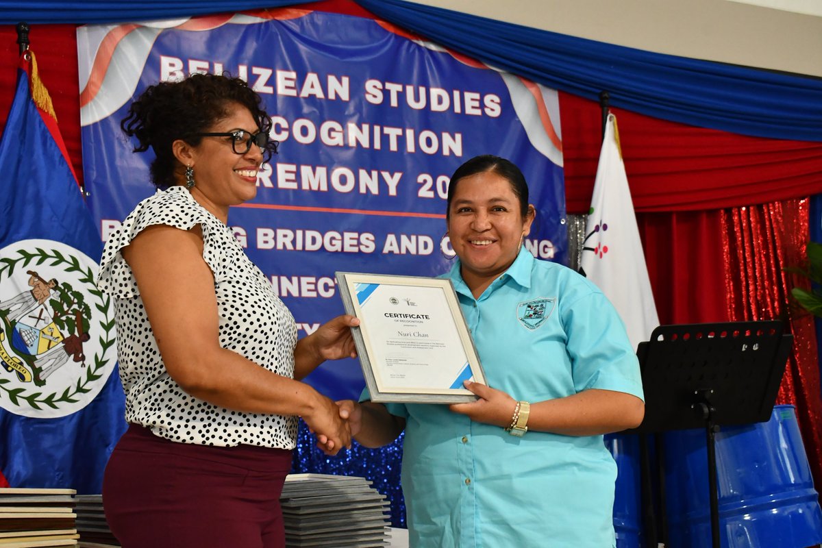 belizemoest's tweet photo. This week, we recognised 87 individuals and organisations for their contributions to the creation, revision and implementation of the Belizean Studies curriculum. #YourMoECST remains committed to advancing and promoting African and Maya history in our education curriculum. https://t.co/KyczpcR0m2