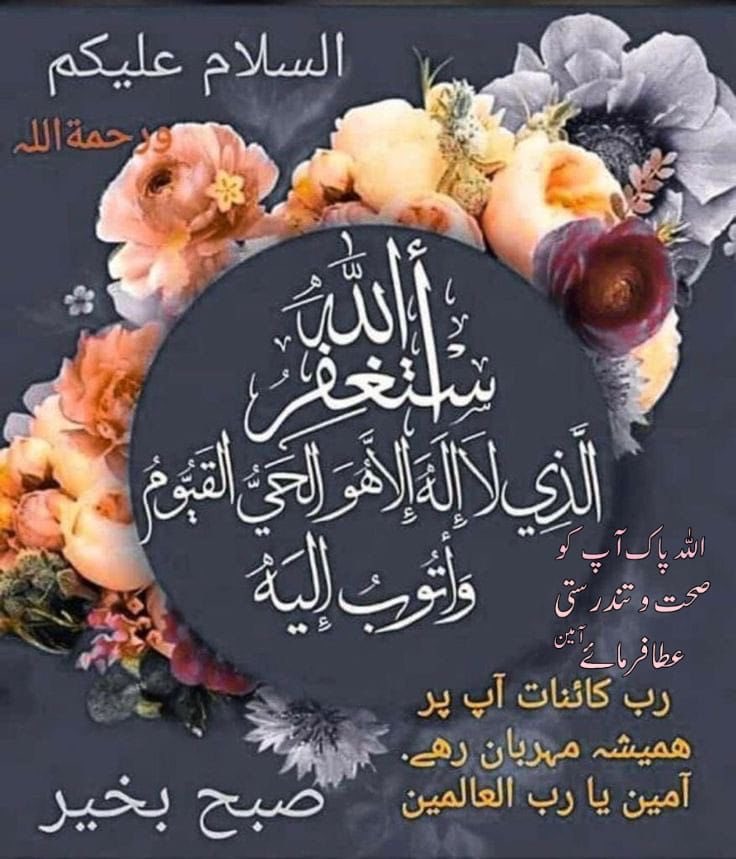 السلام علیکم🌸🌷
پیارے دوستو💛🥰
صبح بخیر🍀☔️
