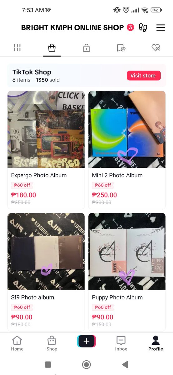 BrightKMPH's tweet photo. #BrightKMPH_ONHAND
✨PAUBOS SALE ✨
6/24-6/26 (8AM)

SEALED ALBUMS 🌟
TBZ Roar ₱120
Djj Perfume ₱350
Nmixx Expergo ₱180
Treasure Chapter 2 ₱250
Sf9 TPo9 ₱90
Epex Puppy love ₱90

Visit our tiktok account 👇https://t.co/tkDGlfMRnh https://t.co/0fVKWgrabs