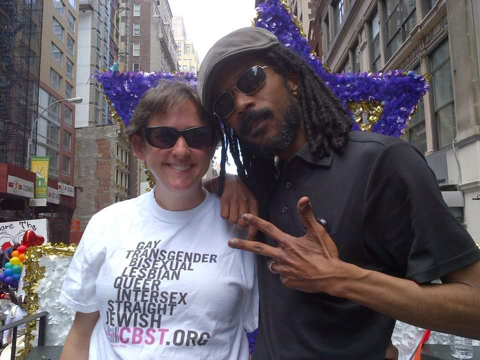 ylove's tweet photo. Eleven years ago, I was marching in my first Pride after coming out as Y-Love.

Out here with @CBST and repping with the rabbi.

On my FB memories today. Pride 2012.

#lgbtjews #NYCPride https://t.co/Qsht0dHtvn
