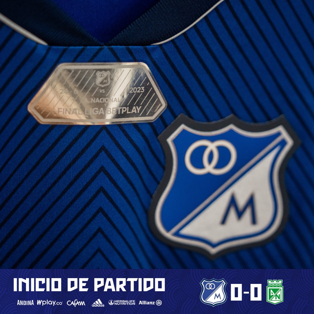 MillosFCoficial's tweet photo. ⏱️0’ ¡Rueda el balón en esta gran final! ¡VAMOS TODOS JUNTOS! ¡VAMOS MILLONARIOS POR LA ESTRELLA!

🔵⚪️ MFC 0️⃣ - 0️⃣ NAC🟢⚪️ https://t.co/SmL85ufLPb