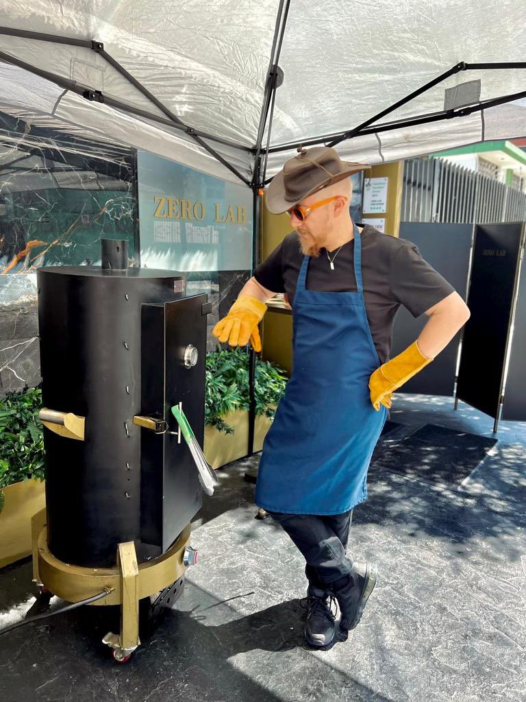 Barbacoa en el <a href="/RestaurantZero/">Zero Lab Restaurant</a>  con productos locales #ecuadorianfood