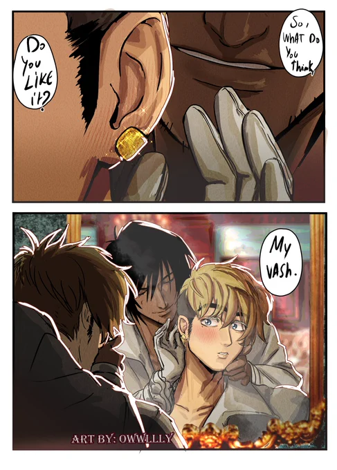 Wolfwood's 7th attempt to mark Vash as his own 
#wolfwood #TRIGUNSTAMPEDE #vashwood 