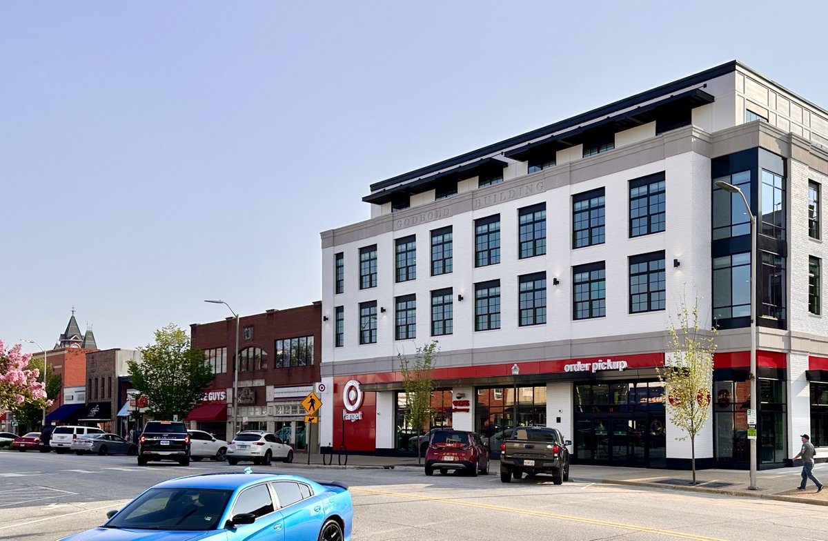 stoneray_'s tweet image. In July Target will open its first urban-format store in Alabama in downtown Auburn as part of a modest infill project. Downtown Auburn is one of the most densely populated areas in AL. This store will eliminate many car trips that frequent the conventional target store 6mi away.