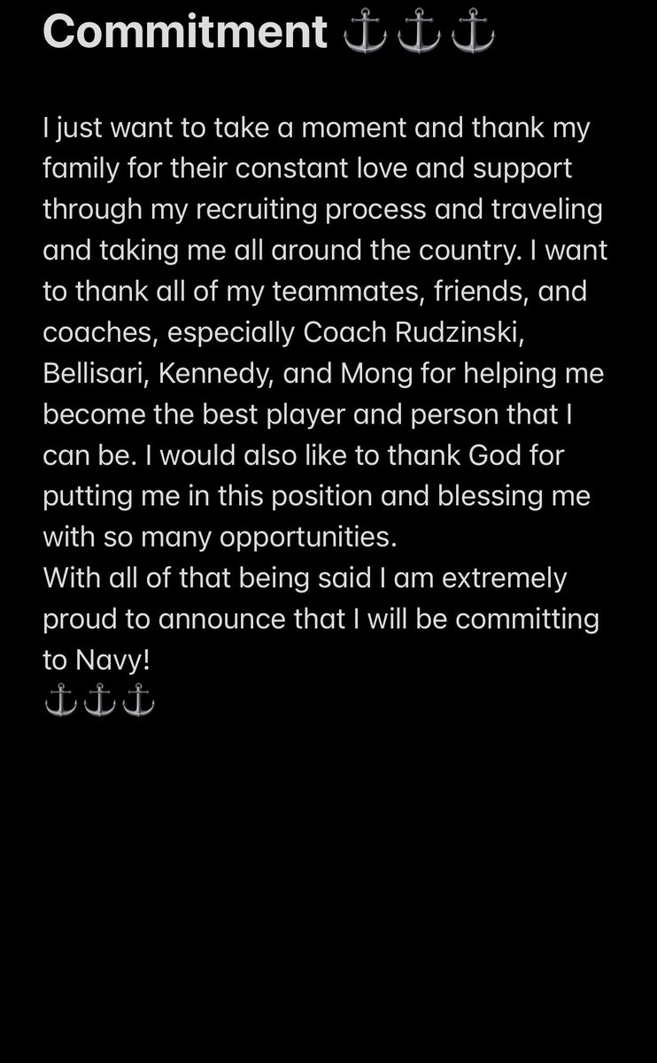 Dom Purcell (@purcell_dom) on Twitter photo Extremely blessed to announce my commitment to Navy!!
<a href="/_CoachNew/">🇺🇸 Brian Newberry ⚓️</a> <a href="/CoachRickyBrown/">Ricky Brown</a> <a href="/PJVolker/">🇺🇸PJ Volker⚓️</a> Extremely blessed to announce my commitment to Navy!!
<a href="/_CoachNew/">🇺🇸 Brian Newberry ⚓️</a> <a href="/CoachRickyBrown/">Ricky Brown</a> <a href="/PJVolker/">🇺🇸PJ Volker⚓️</a>