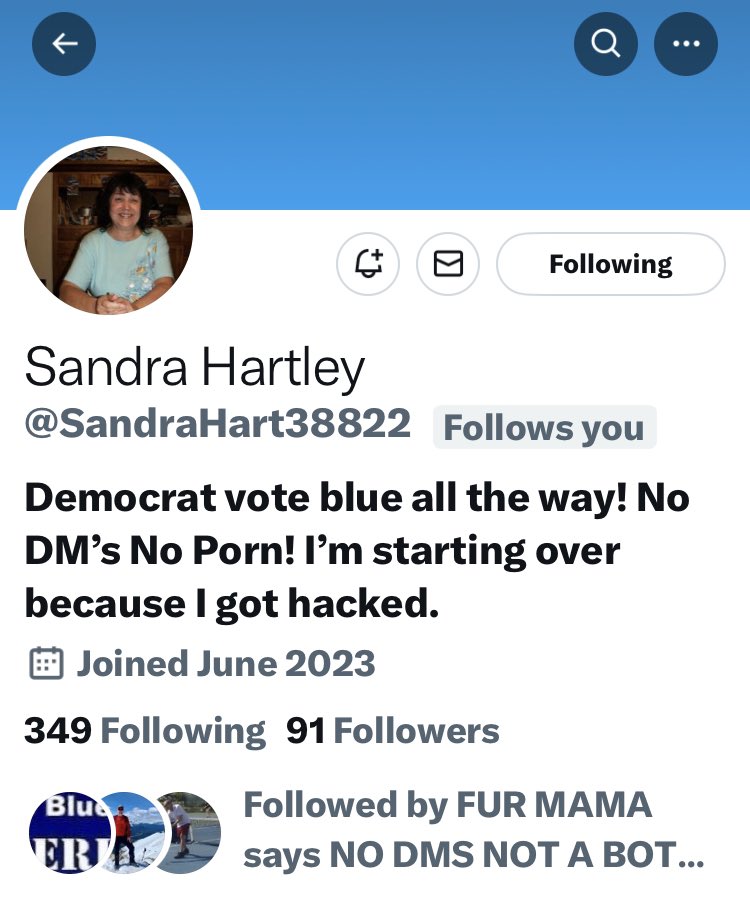 This is not a 5K boost but Sandra @SandraHart38822 is one of my favorite people in here. We did get her over 5K on her last account. Unfortunately she starting over and she needs our help. I know most of you followed her on her last account. She always supports everyone. RT