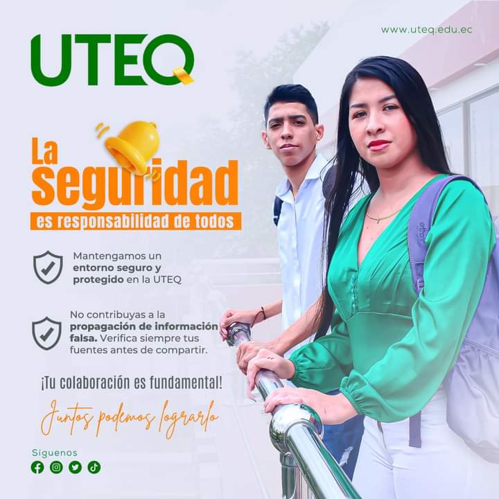 utequevedo's tweet photo. ¡La seguridad es responsabilidad de todos!

#UTEQ https://t.co/1fBVRglTv8