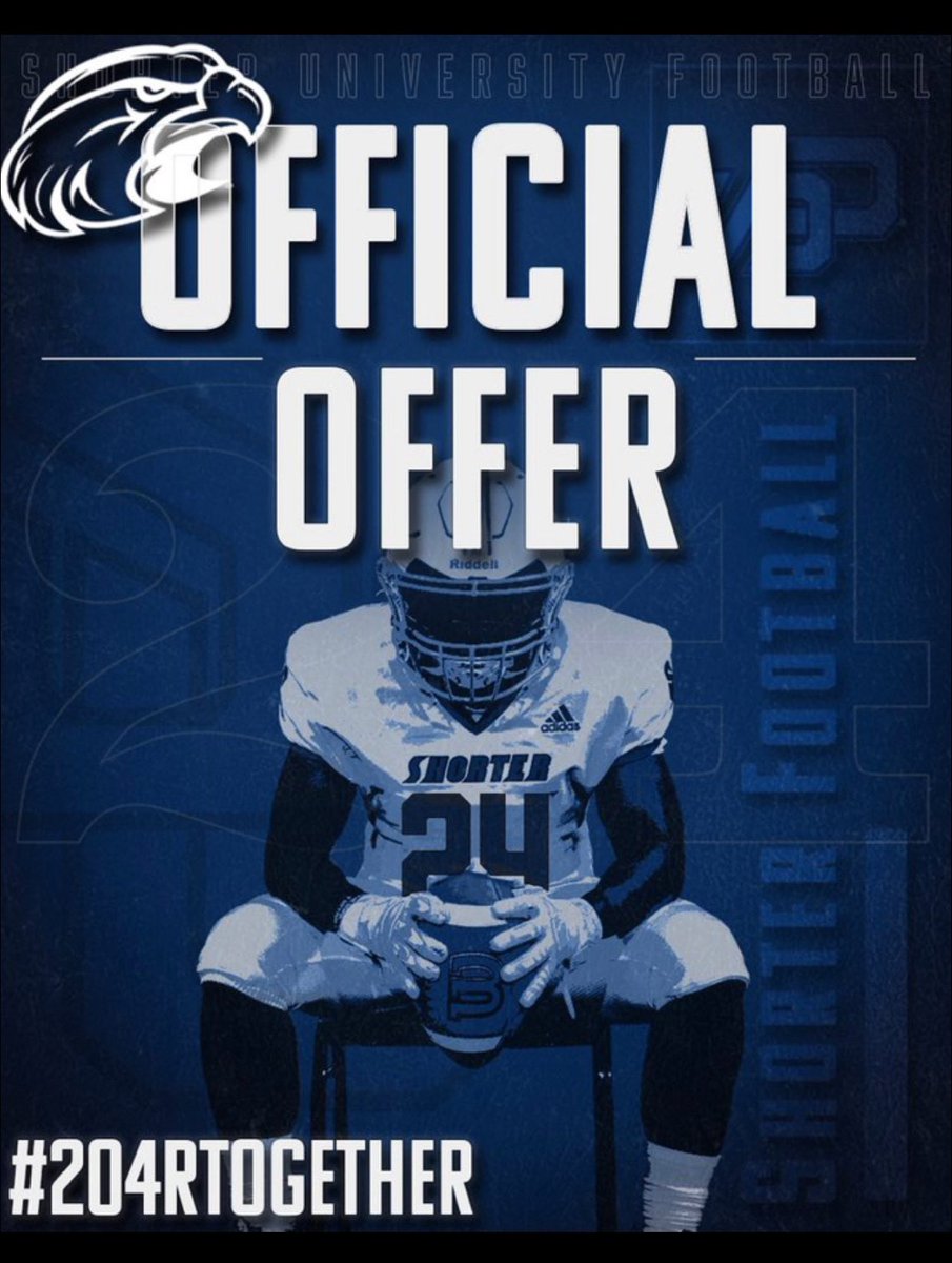 jace_mcdonald8's tweet photo. #AGTG After a great conversation with @raydevezin I’m blessed to receive my 2nd Offer from Shorter University!!!
@SU_Coach_Robles @coachmorrison58 @Williston_FTBL https://t.co/cg1BOZFLTz
