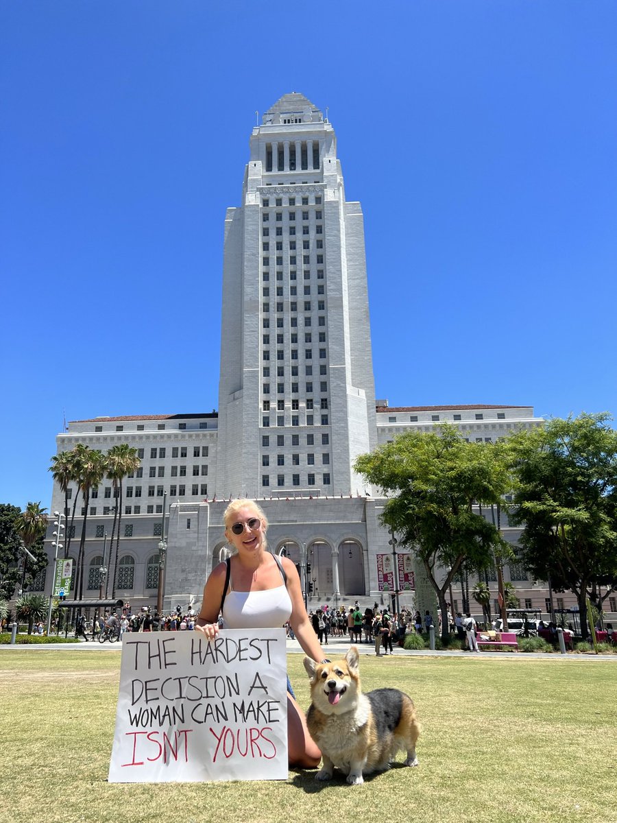 The sign says it all… It’s been one year since the Supreme Court took away my right to make my own health care decisions. Elections have consequences… the fight goes on.