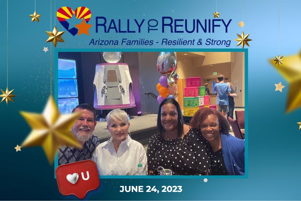 Proud to join families at the Rally to Reunify - 2023 Maricopa County Reunification Day Celebration to recognize all of the hard work and  commitment #Arizonans have put in to successfully overcome obstacles and achieve permanency. Congratulations to all! #ReunificationMonth