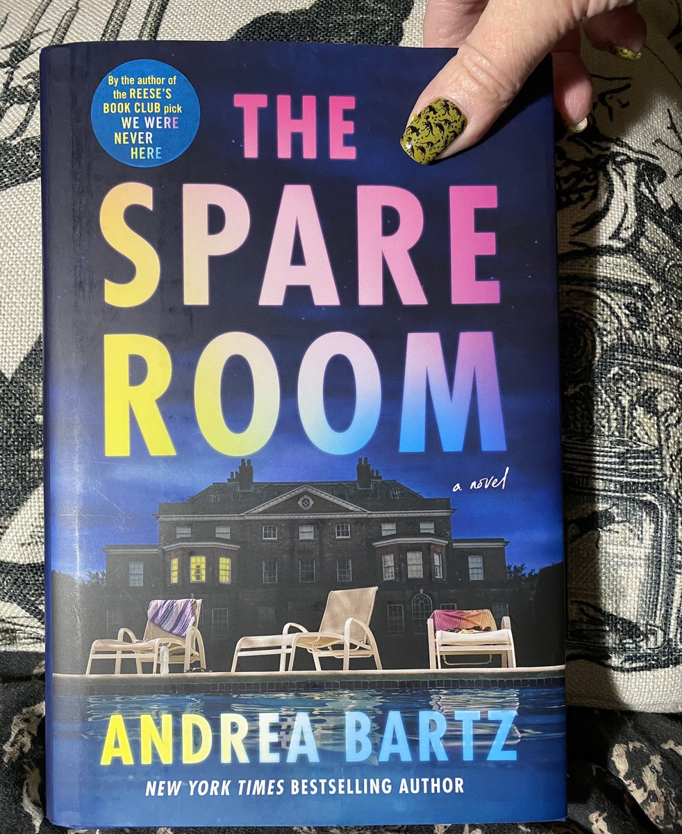 I can’t & don’t want to put this book down from @andibartz @penguinrandom it’s FREAKING AMAZEBALLS. Bartz must have been toying with us before with her previous books cuz this one is 🔥🔥🔥🔥🔥🔥🔥🔥🔥🔥🔥🔥🔥🔥🔥🔥🔥🔥Now go buy it 🧡🧡🧡🧡🧡🧡#TheSpareRoom #amreading #thriller