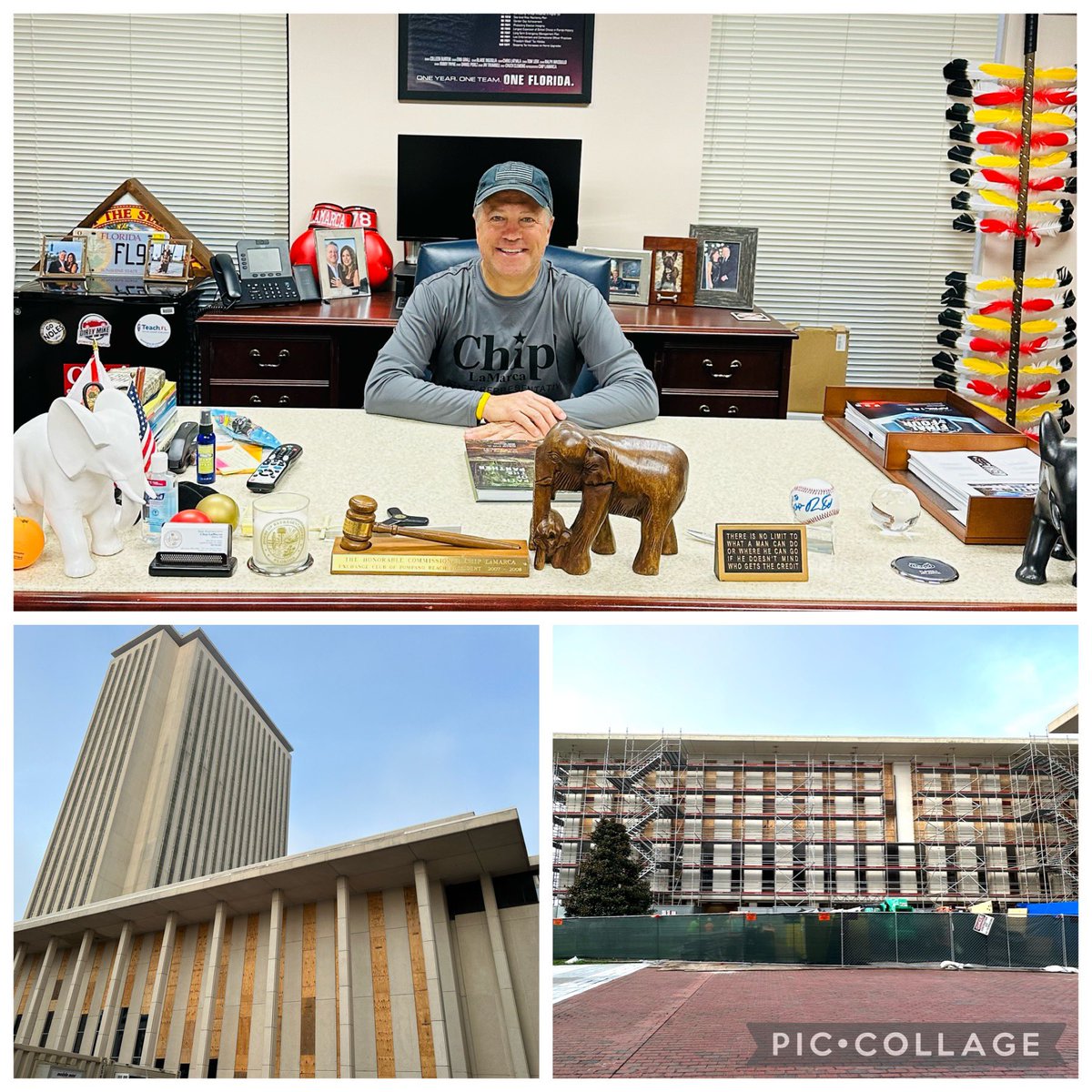 ChipLaMarca's tweet photo. Stopped by the office while at the Capitol and the complex upgrades are coming along-impact windows and other facility hardening projects. #MySafeFloridaHome 🏠 https://t.co/OLVvFSEDXD
