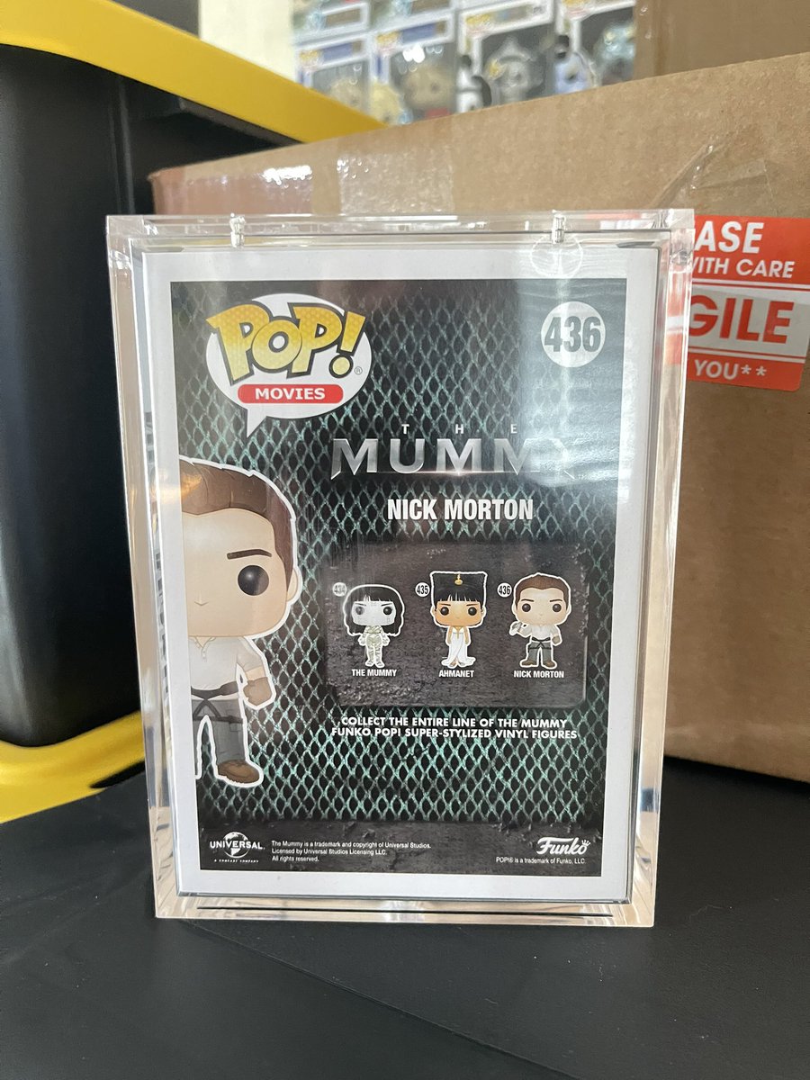 🎟️🎟️ RAFFLE TIME 🎟️🎟️
Unreleased Funko POP! The Mummy Tom Cruise as Nick Morton 436 
(Pristine MINTY Fresh Condition)
Ships in PopShield Armor
**All shipping charges included**

- 20 Spots
- $25 Per Spot
- Max of 2 Spots Per Person
- Raffle will take place immediately once all…