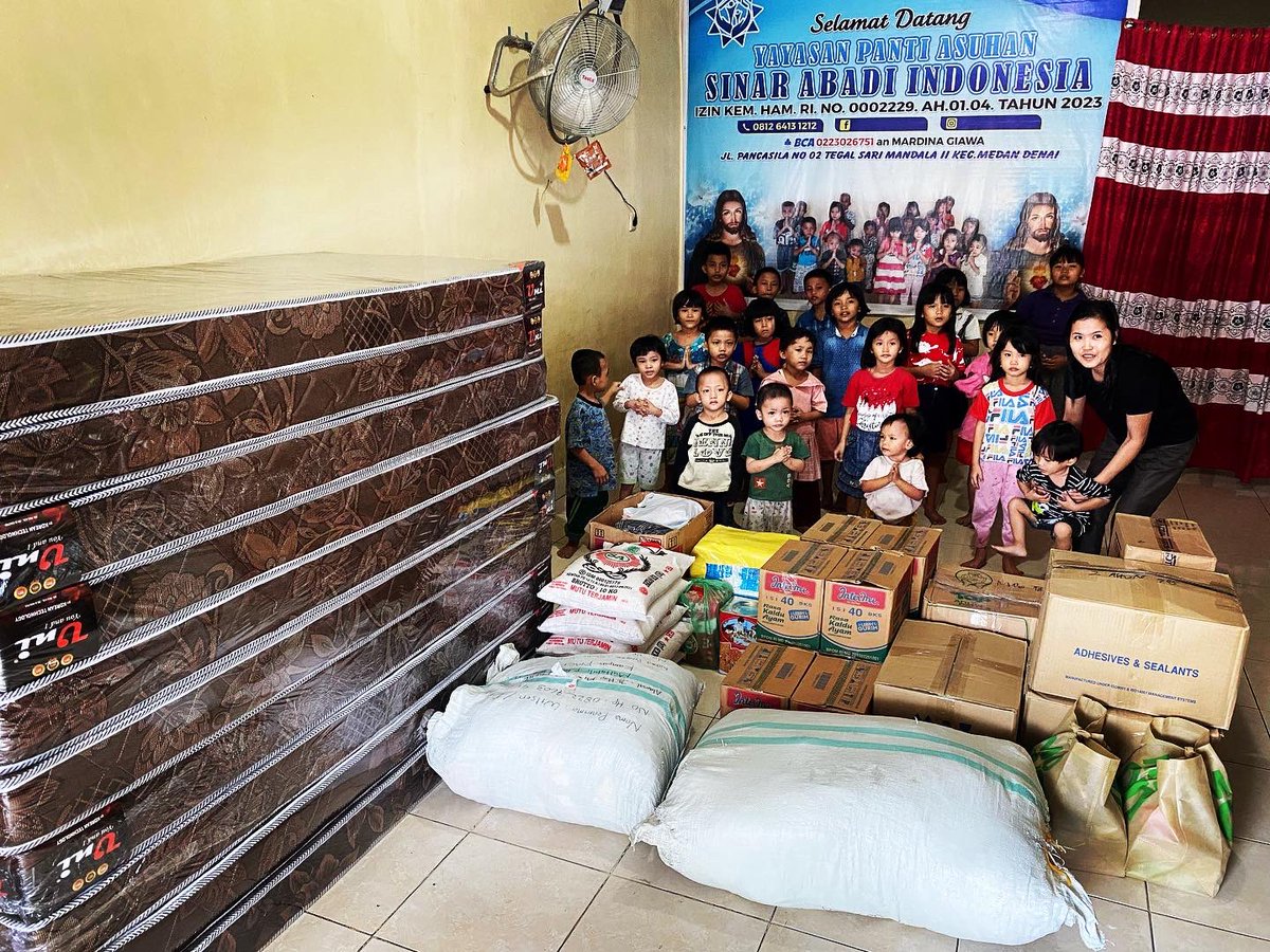 Pmci_Campus's tweet photo. PMCI CHARITY @pmcicampus 
Ke Panti Asuhan Sinar Abadi Indonesia
Jl. Pancasila No. 2 Medan Denai
@panti_asuhan_sinar_abadi_ind 
Jumat / 23 Juni 2023
Jam 10 pagi - selesai
#pmcicampus #kampusmedan #stiepmci #kampusmerdeka #kampuskreatif #umissme #followmehot #kampusevent https://t.co/rtZZ9Dkh5j